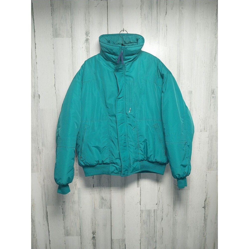 Vintage Field & Stream Men's XL Teal Insulated Jacket
